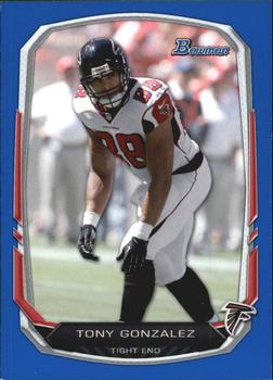 2013 Bowman - Blue #81 Tony Gonzalez Front