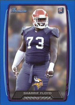 2013 Bowman - Blue #124 Sharrif Floyd Front