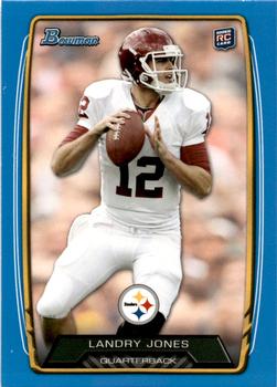 2013 Bowman - Blue #219 Landry Jones Front