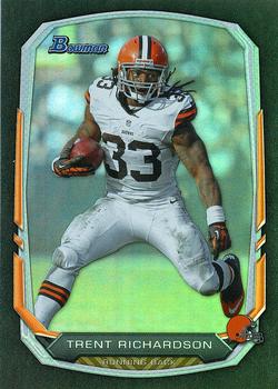 2013 Bowman - Rainbow Black #37 Trent Richardson Front