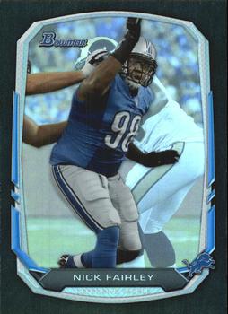 2013 Bowman - Rainbow Black #54 Nick Fairley Front