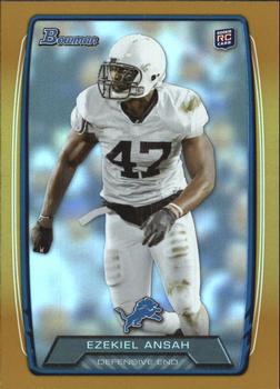 2013 Bowman - Rainbow Gold #116 Ezekiel Ansah Front