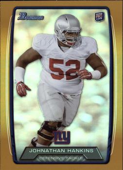 2013 Bowman - Rainbow Gold #122 Johnathan Hankins Front