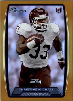 2013 Bowman - Rainbow Gold #138 Christine Michael Front