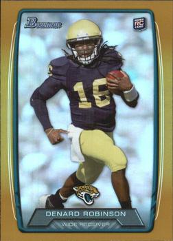 2013 Bowman - Rainbow Gold #179 Denard Robinson Front