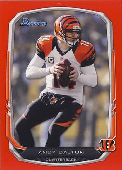 2013 Bowman - Red #72 Andy Dalton Front