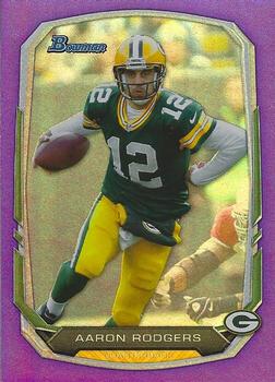 2013 Bowman - Rainbow Purple #40 Aaron Rodgers Front