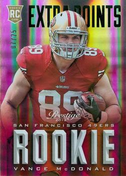 2013 Panini Prestige - Rookie  Extra Points Red #263 Vance McDonald Front