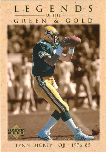 1997 Upper Deck Legends of the Green and Gold #GB11 Lynn Dickey Front