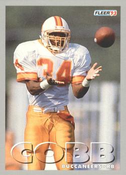 1993 Fleer Shell FACT #29 Reggie Cobb Front