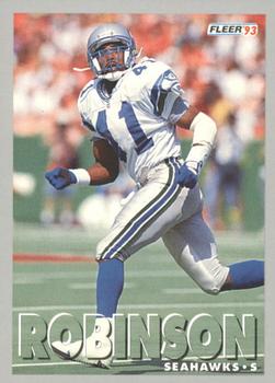 1993 Fleer Shell FACT #87 Eugene Robinson Front