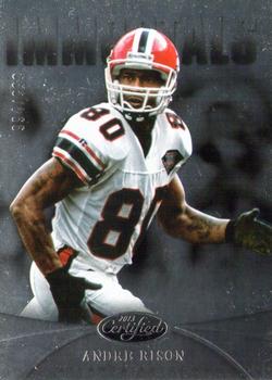 2013 Panini Certified #151 Andre Rison Front