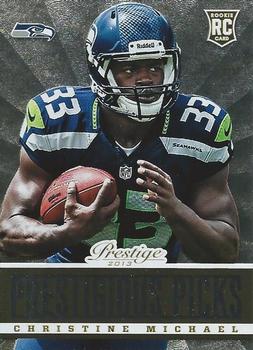 2013 Panini Prestige - Prestigious Picks Gold #20 Christine Michael Front