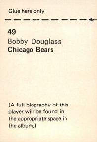 1972 NFLPA Wonderful World Stamps #49 Bobby Douglass Back