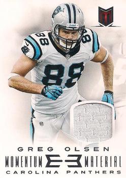 2013 Panini Momentum - Materials #99 Greg Olsen Front