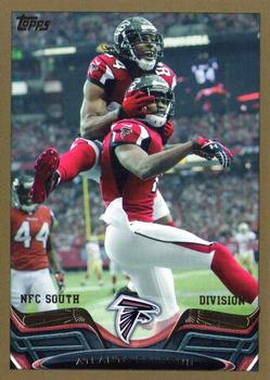 2013 Topps - Gold #256 Atlanta Falcons Front