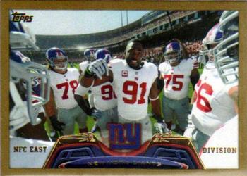 2013 Topps - Gold #333 New York Giants Front