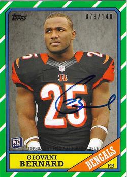 2013 Topps - 1986 Rookie Autographs  #18 Giovani Bernard Front