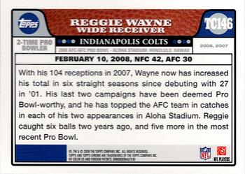 2008 Topps Chrome #TC146 Reggie Wayne Back