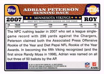 2008 Topps Chrome #TC164 Adrian Peterson Back