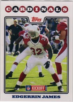 2008 Topps Kickoff #22 Edgerrin James Front