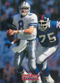 1992 Pro Line Profiles #187 Troy Aikman Front