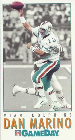 1992 GameDay #254 Dan Marino Front