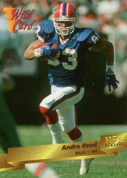 1993 Wild Card #26 Andre Reed Front