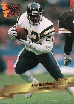 1993 Wild Card #60 Eric Bieniemy Front
