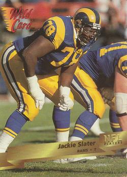 1993 Wild Card #160 Jackie Slater Front