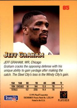 1995 Playoff Prime #85 Jeff Graham Back