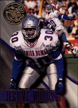 1996 Press Pass #32 Jerome Woods Front