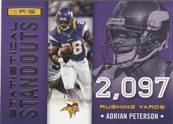 2013 Panini Rookies & Stars - Statistical Standouts #4 Adrian Peterson Front