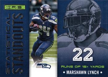 2013 Panini Rookies & Stars - Statistical Standouts #6 Marshawn Lynch Front