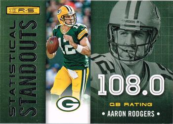 2013 Panini Rookies & Stars - Statistical Standouts #10 Aaron Rodgers Front