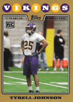 2008 Topps - Gold #439 Tyrell Johnson Front