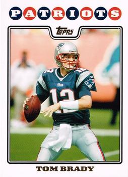 2008 Topps - Gold Foil #3 Tom Brady Front