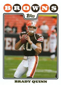 2008 Topps - Gold Foil #45 Brady Quinn Front