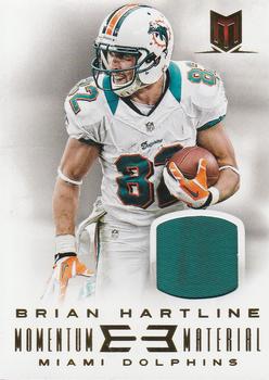 2013 Panini Momentum - Materials Prime #25 Brian Hartline Front