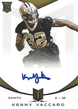 2013 Panini Momentum - Rookie Signatures Silver #152 Kenny Vaccaro Front