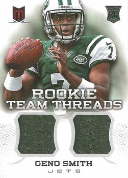 2013 Panini Momentum - Rookie Team Threads Combo Material #7 Geno Smith Front