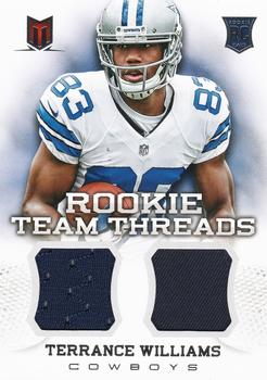 2013 Panini Momentum - Rookie Team Threads Combo Material #12 Terrance Williams Front