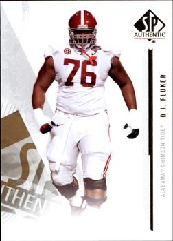 2013 SP Authentic #86 D.J. Fluker Front