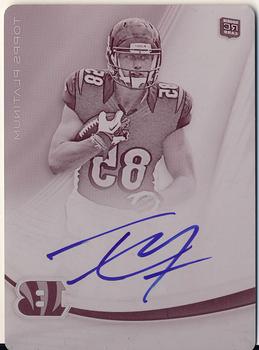 2013 Topps Platinum - Rookie Autographs Printing Plates Magenta #A-TE Tyler Eifert Front