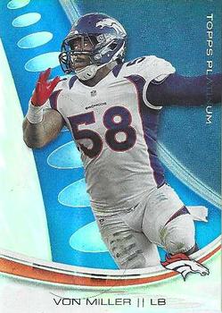 2013 Topps Platinum - Sapphire #17 Von Miller Front