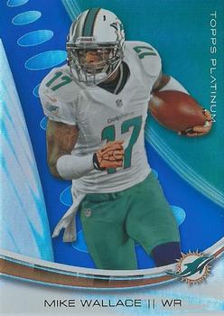 2013 Topps Platinum - Sapphire #51 Mike Wallace Front