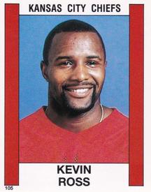 1988 Panini Stickers #105 Kevin Ross Front