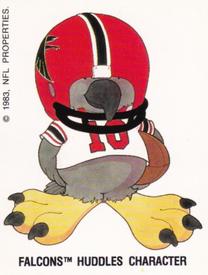 1988 Panini Stickers #246 Atlanta Falcons Uniform Back