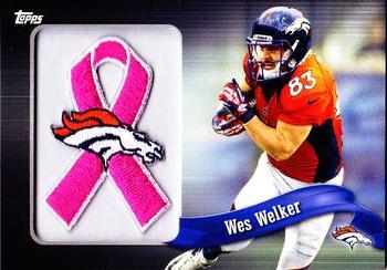 2013 Topps - Ribbons Pink Team Logo #PR-WW Wes Welker Front