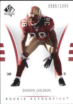 2007 SP Authentic #122 Dashon Goldson Front